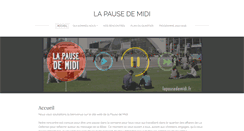 Desktop Screenshot of lapausedemidi.fr