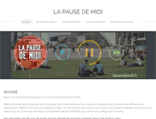 Tablet Screenshot of lapausedemidi.fr